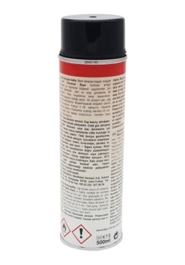 Colormatic Universal Parlak Siyah Sprey Boya 500 ML