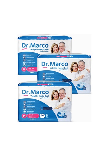 Dr. Marco Yetişkin Bel Bantlı Hasta Bezi M 90'lı