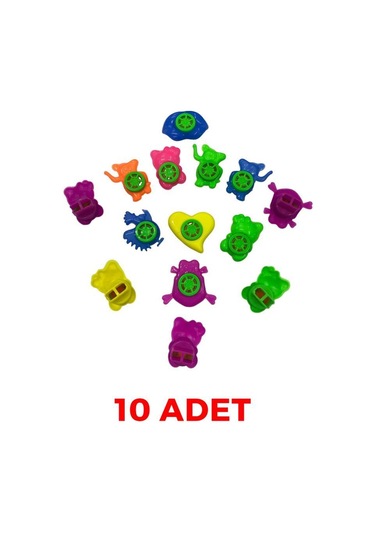 Dudak Düdük - Siren Düdük - Siren Sesi Düdük 10 Adet Nostaljik Oyuncak