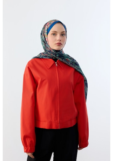 Mirsoy Scarf Asya Etnik Desen Şal Gece Mavisi