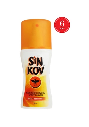 Sinkov Sivrisinek Kovucu Sprey Losyon 6 x 100 ML