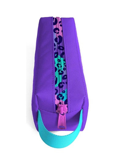 Coral High Kids Mor Leopar Desenli Kalem Çantası 22072