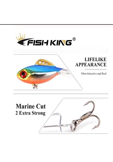 Balık Kral Kış Buz Balıkçılık Cazibesi Dengeleyici 3d Gözler Jig Yem Sert Cazibesi Jig Dengeleyiciler Balıkçılık Yem Levrek Ve Pike Yakalamak İçin 003-38mm-4g