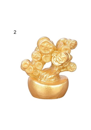 Novahub Uğurlu İmitasyon Altın Külçe Süs Plastik Maskot Ekran El Sanatları Ev Dekor 12 12