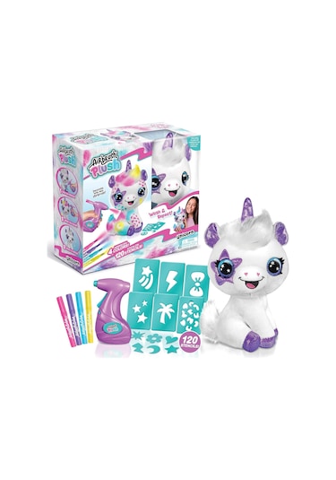 Airbrush Plush Peluş Unicorn