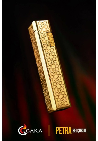 Caka Lighter Petra Selçuklu Benzinli Çakmak - Ckl-059