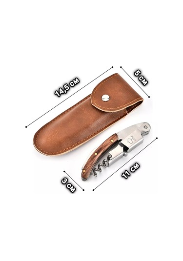 Tanayka Şarap Açacağı Mekanik, Katlanır Salata Açacağı 194291271 Gri