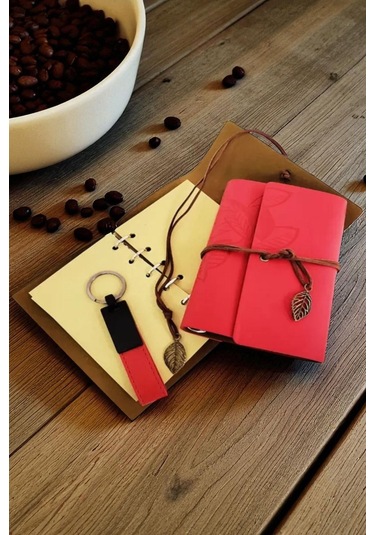 Deri Defter Hediye Seti