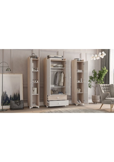 Patiko Swing Bdlp 050 4 Kapaklı Dolap Sonomo