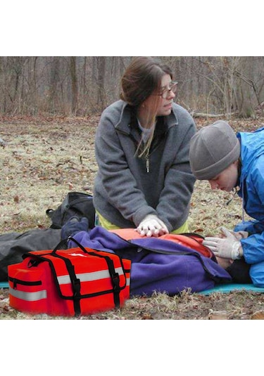 İlk Yardım Müdahale Çantası Dış Mekan Acil Durum Malzemeleri Y27231 Kızıl Kırmızı