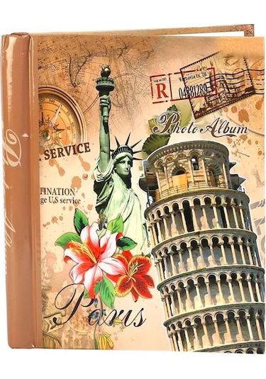 24 x 29 CM 40 Sayfalık Manyetik Yapışkanlı Desenli Fotoğraf Albümü