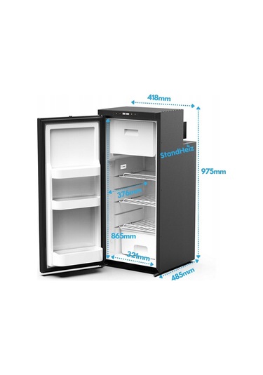 Cr90 12/24 V Dc 220 90 Litre Uyumlu Araç Tekne Karavan Marin İçin Mini Bar Buzdolabı Zh35g Kompresör