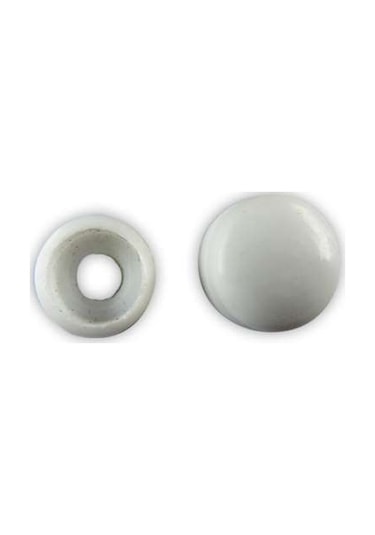 Vida Kapağı Küçük Boy Beyaz 3.5-3.9-4.2 MM Yıldız Silindir Baş Vi