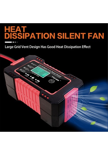 Geeroyoo 12v Akıllı Araç Şarj Cihazı - Agm/gel/sla Piller İçin Tam Otomatik Şarj Ve Onarım 4-100ah