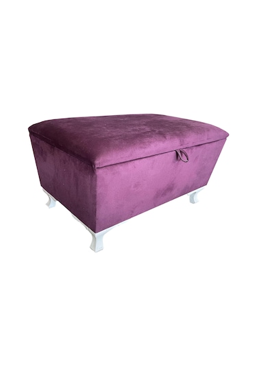 Sandıklı Puf(Bench)-Ayakucu Pufu-120cm-Kadife Kumaş-Tek Parça