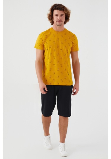 Arnetta Parrot Hardal Erkek Bermuda Takım 001