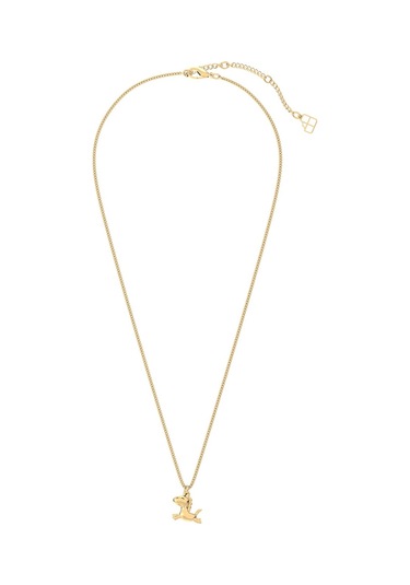 Chocli 18 Ayar Altın Kaplama Uçan Unicorn Kolye