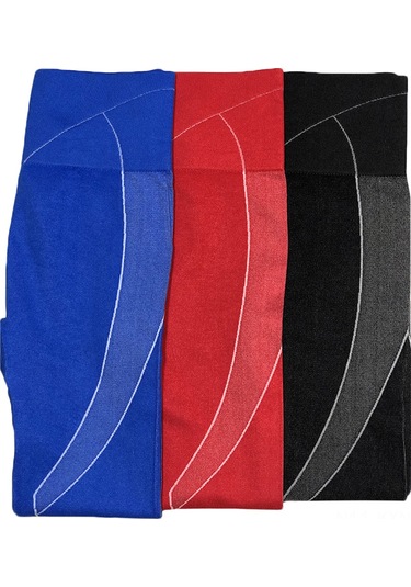 Kosona Kadınlar İçin Yüksek Belli, Dar Kesimli, Hızlı Kuruyan Spor Tayt - Pilates, Koşu Ve Egzersiz İçin Elastik Mavi Tayt 9023 Mavi