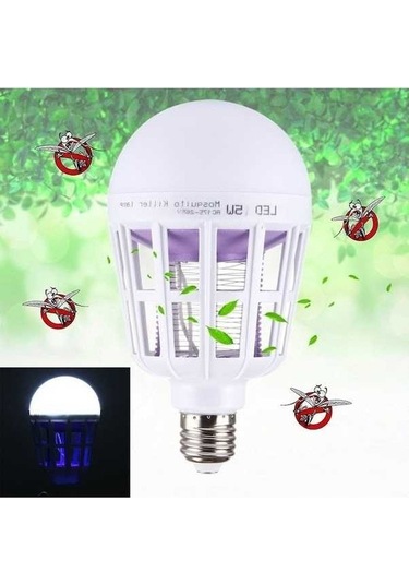 Fastbuy E27 15w Beyaz Mor Led Sivrisinek Öldürücü Lamba 365nm 175-265v 5177