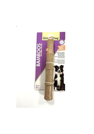 Gimdog Bamboos Tavuk Aromalı Köpek Çiğneme Oyuncağı 24 CM