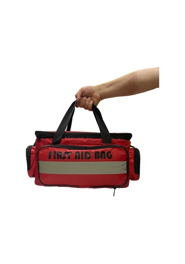 Medsey Standart İlk Yardım Travma Çantası Kırmızı