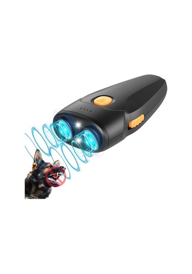 Moveevo Ultra Sonik Led'li Şarjlı Taşınabilir Köpek Havlama Susturucu - İç/dış Mekan