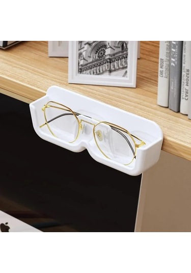 Kangvka Duvar Tipi Gözlük Tutucu, Gri, Dayanıklı Abs Plastik, Gözlükleri Kırılma Ve Çizilmeden Korur, Evde Her Yerde Kullanım, 1 Adet