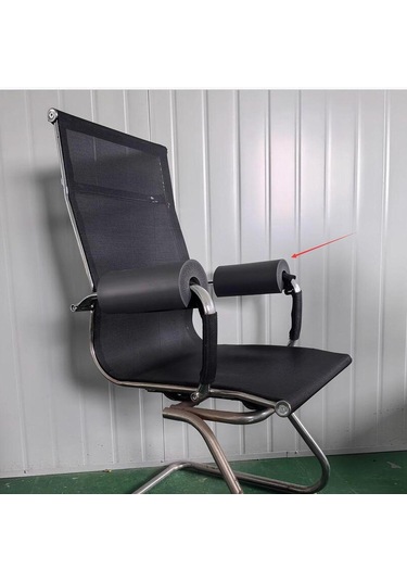 Suntek 2 Adet Ofis Koltuğu Kol Pedleri Yumuşak Elastik Gri