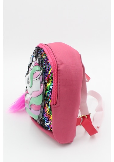 Chantaky 039 3001 Unicorn Pembe Payet Çocuk Sırt Çantası Pembe