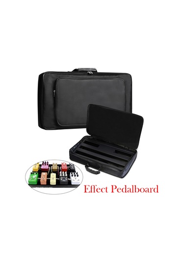 Geeksen Taşınabilir Elektrik Gitar Efekt Pedal Panosu İçin Saklama Çantası