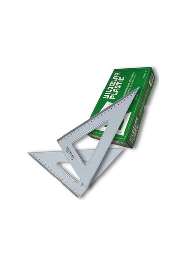 Gönye 45 60 Plastik 2 Li Takım 26 CM Yıldızlar Gönye Takımı 1 Pak