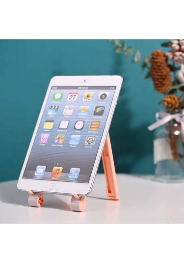 Qingmipy 3'lü Çok Fonksiyonlu Klaptop, Tablet Ve Telefon Desteği - Ergonomik Yükseklik Ayarı - İyileştirilmiş Isı Dağıtımı - Kolay Taşınabilir - Pembe