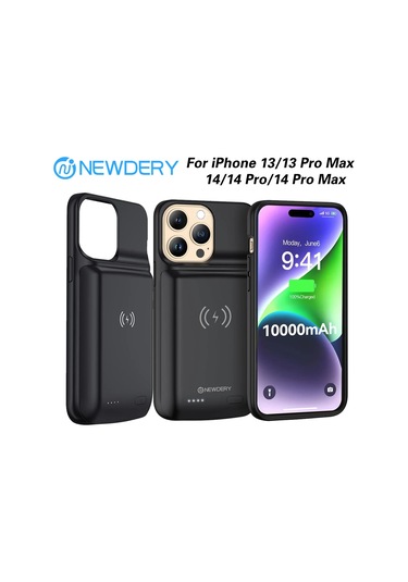 Newdery 10000 Mah Kablosuz Şarj Pil Kutusu İphone Uyumlu 13/13 Pro/14/14 Pro Max Ince For İphone Uyumlu 13 Pro Amerika Birleşik Devletleri For İphone Uyumlu 13 Pro