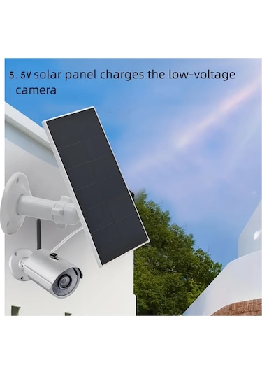 Beyaz 3m Type-c Kablolu 4w Güneş Panel Şarj Cihazı, Dönebilen Taşınabilir Güneş Şarj İstasyonu, Açık Hava Güvenlik Kameraları İçin, Montaj Braketi Ve Vidalar Dahil, Açık Hava Güneş Panelleri Beyaz 3m Type-c Kablolu 4w Güneş Panel Şarj Cihazı, Dönebilen Taşınabilir Güneş Şarj İstasyonu, Açık Hava Güvenlik Kameraları İçin, Montaj Braketi Ve Vidalar Dahil, Açık Hava Güneş Panelleri