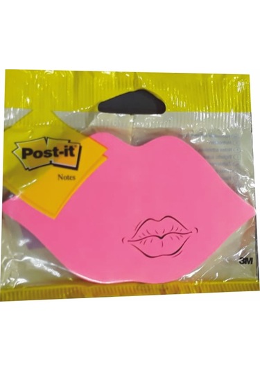 Post-İt Index 122Mmx70Mm 7500M Dudak Şekilli Post-İt Pembe