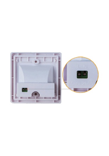 Sones Yk2306 Sıcak Beyaz Işık Hareket Sensörü Cob Led Duvar Lambası Merdiven Basamağı Köşesi, Ac 85-265v