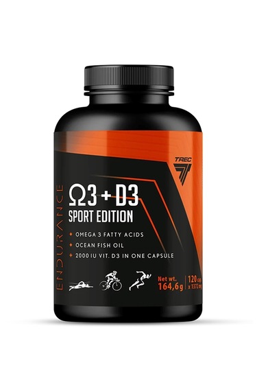 Trec Omega 3 + D3 Vitamin 2000 Uı Sport Edıtıon 120caps