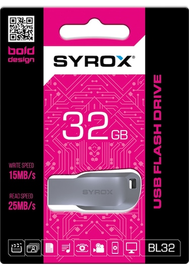 Syrox BL32 Bold Design 32 GB USB Bellek - USB Flash Drive