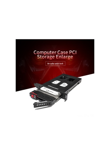 Tenfowee Oımaster Pcı Slot 2.5" Sata Hdd/ssd Kutusu, Tam Metal Kasa, Anahtar Kilidi, Veri Gösterge Işığı, 6gbps