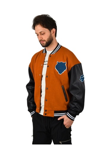 Deepsea Erkek Taba Kolej Yaka Mont 2304771 Taba