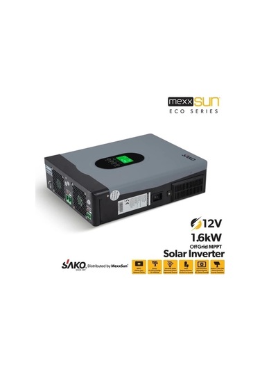 Sako E-sun 1.6 kW 12 V Mppt  Tam Sinüs Akıllı İnverter