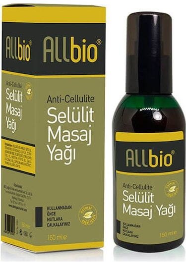 Allbio Selülit Masaj Yağı 150 ML