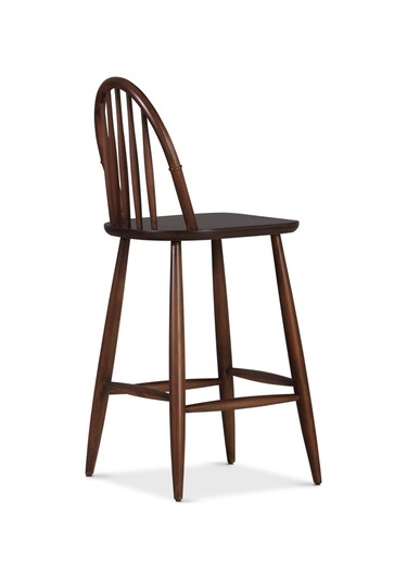 Rustica Ahşap Bar Sandalyesi Ceviz