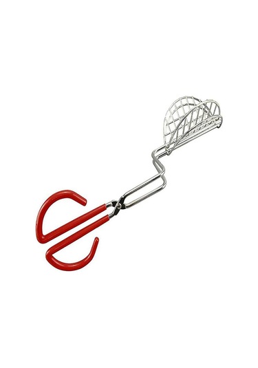 Tortilla Kızartma Maşası, Kaplama Çelik, Paslanmaz Çelik, Lastik Bantlı Mutfak Gereçleri, Paslanmaz Çelik