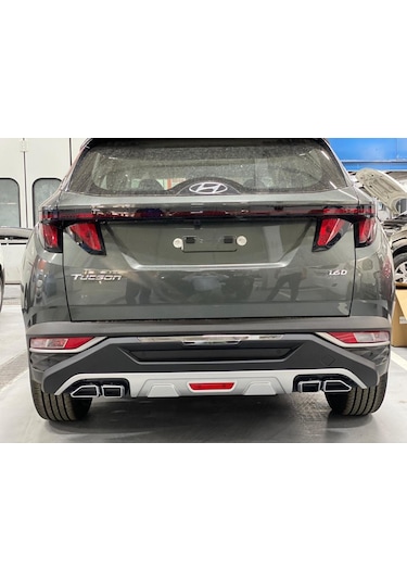 Autogp Hyundai Tucson Ön Arka Tampon Koruması Difüzör 2021 / 2023 Agp-grd-2693