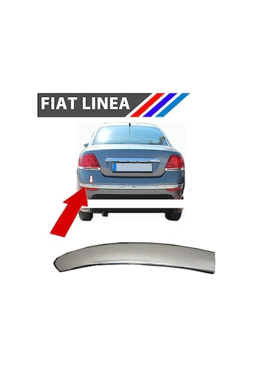 Fiat Linea Arka Tampon Çıtası Sol Taraf Krom 2012 - 2014