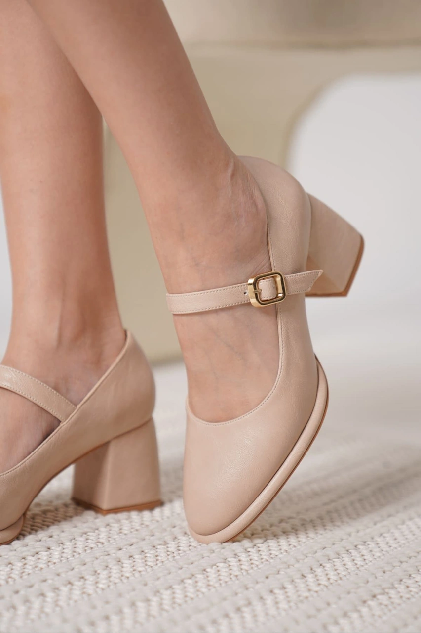 Kocadal Kocadal Kelly Nude Cilt Kadın Topuklu Ayakkabı Muhtelif