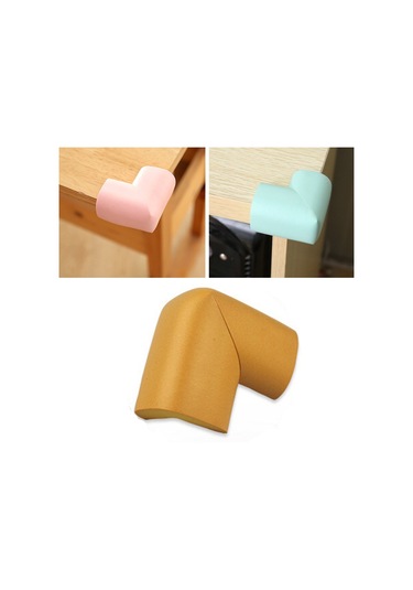 Sones 8 Adet 55 X 55mm Çocuk Koruma Köşesi Yumuşak Masa Masası Çocuk Güvenlik Köşesi Bebek Güvenlik Kenar Koruyucuları Ahşap Çok Renkli