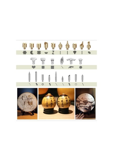 Mufunye Kabak Baskı Ve Oymak Seti - 53 Parça Fırça Uçlu Elektrikli Dovucu Uçları, 15 Bölmeli Depolama Kutusu İle Dayanıklı Malzeme