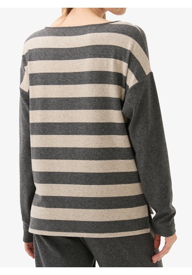 Kadın Termal Pijama Üstü 51971 - Antrasit Antrasit